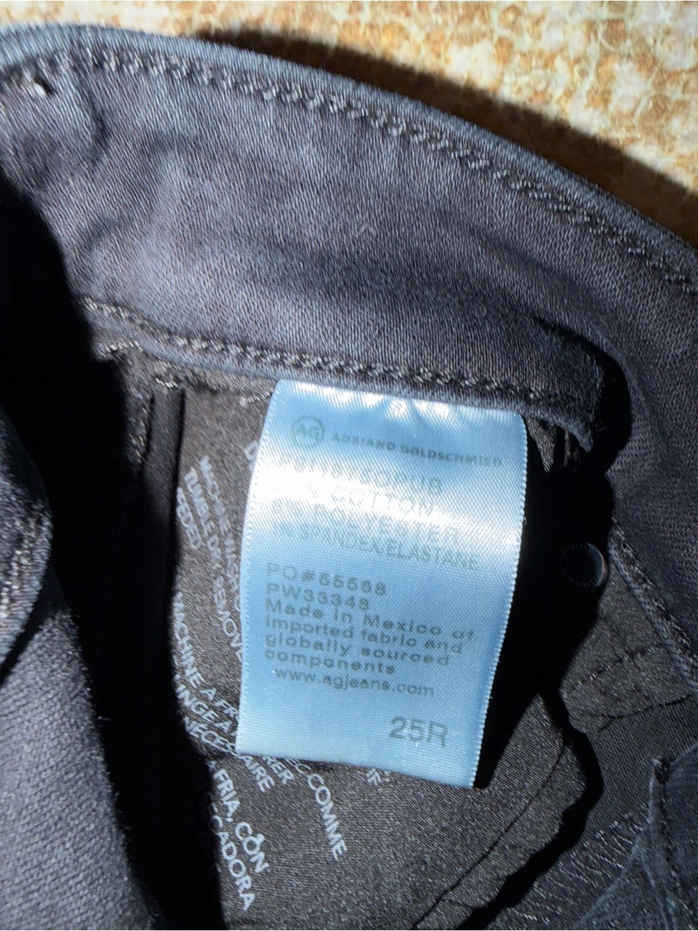 Ag Adriano Goldschmied Slim Straight Jeans - Black - Picture 7 of 8